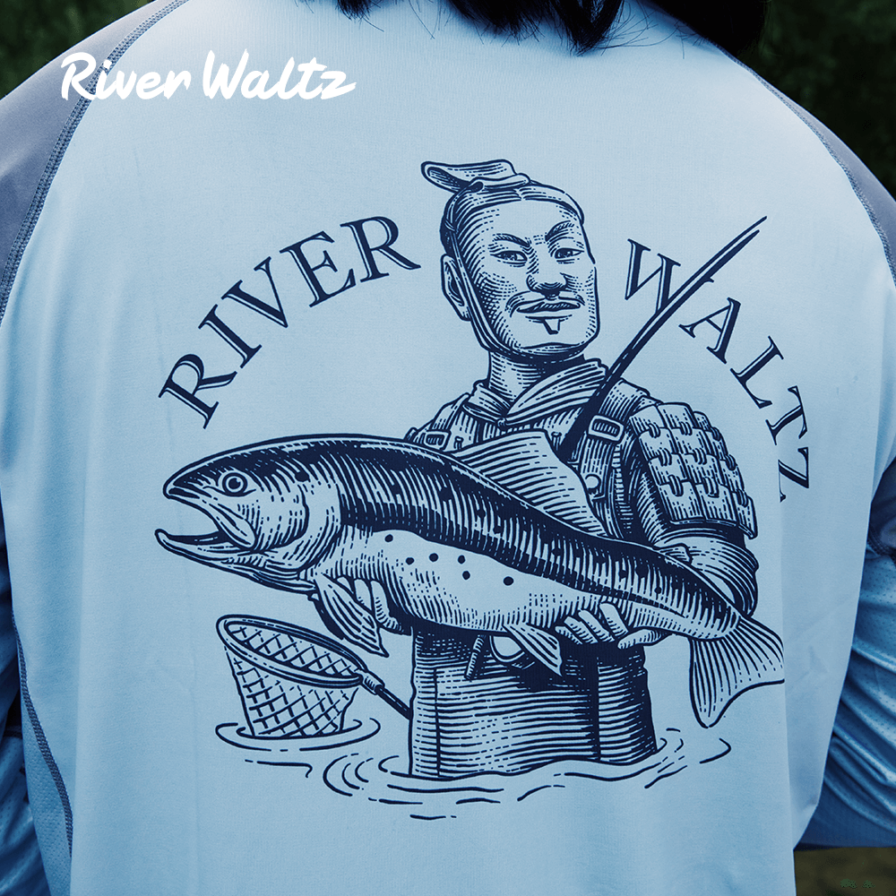 Long-Sleeved Cool Daily Fish Graphic Shirt – River Waltz